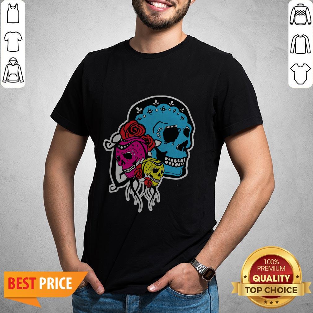 Thrice The Death Dia De Los Muertos Sugar Skull Shirt
