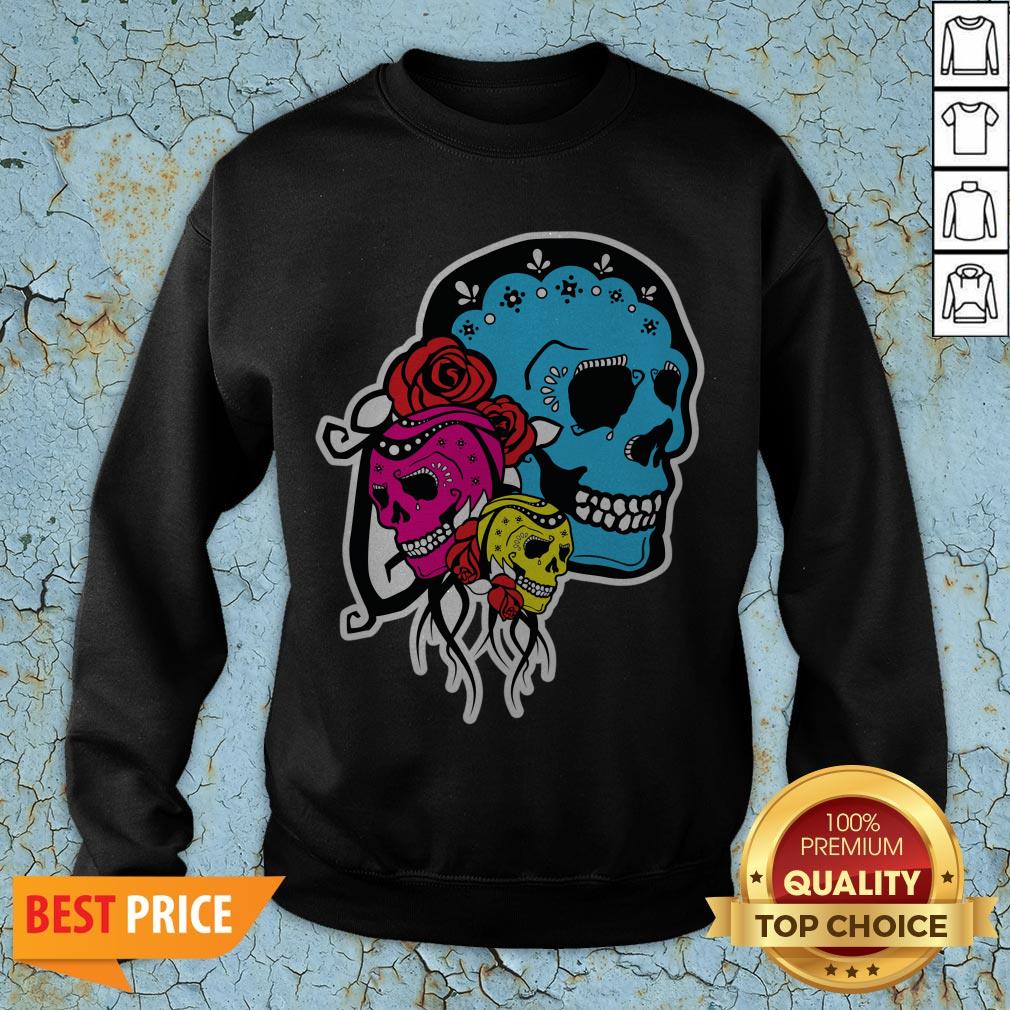 Thrice The Death Dia De Los Muertos Sugar Skull Shirt