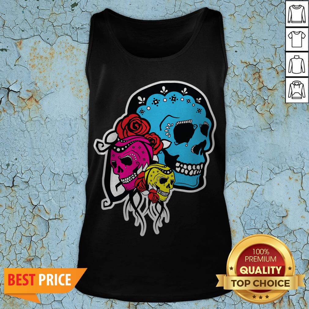 Thrice The Death Dia De Los Muertos Sugar Skull Shirt