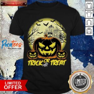 Pumpkin Trick Or Treat Halloween Shirt