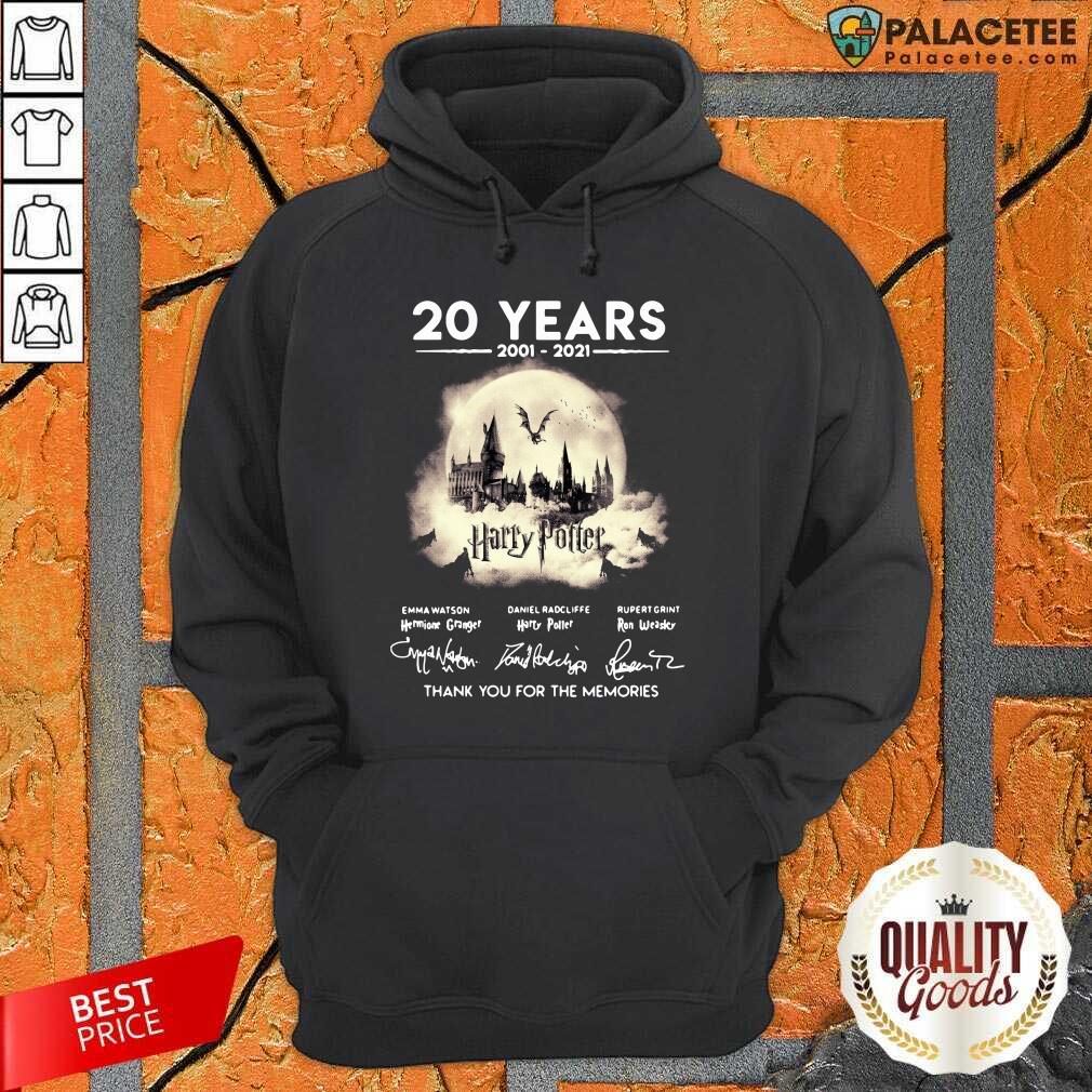 Top 20 Years Of Harry Potter 2001 2021 Thank You For The Memories Shirt