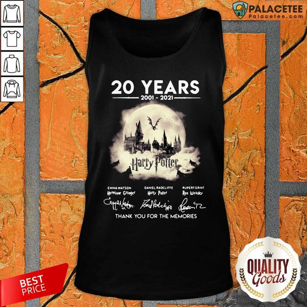 Top 20 Years Of Harry Potter 2001 2021 Thank You For The Memories Shirt