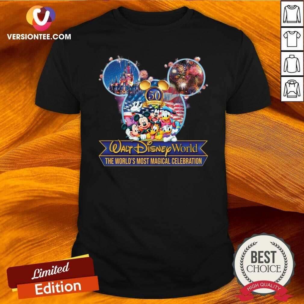 Top 50 Years Of Walt Disney World The World’s Most Magical Celebration Shirt