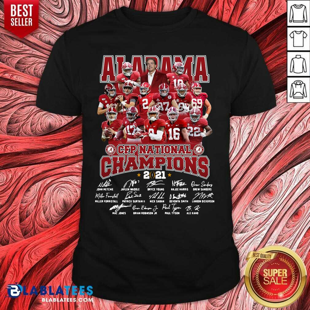 Top Alabama Cfp National Champions 2020 Signature Shirt