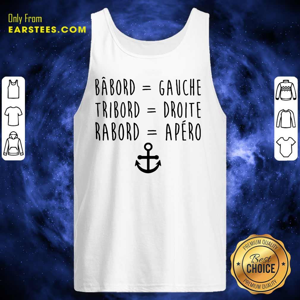Top Bâbord Gauche Tribord Droite Anchor Shirt