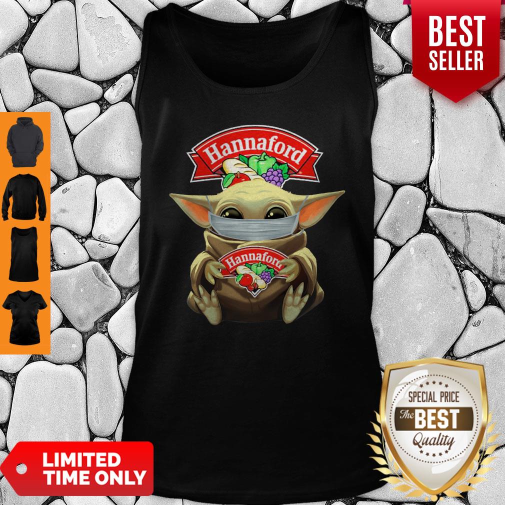 Top Baby Yoda Face Mask Hug Hannaford I Can’t Stay At Home Shirt