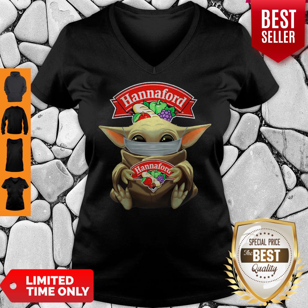Top Baby Yoda Face Mask Hug Hannaford I Can’t Stay At Home Shirt