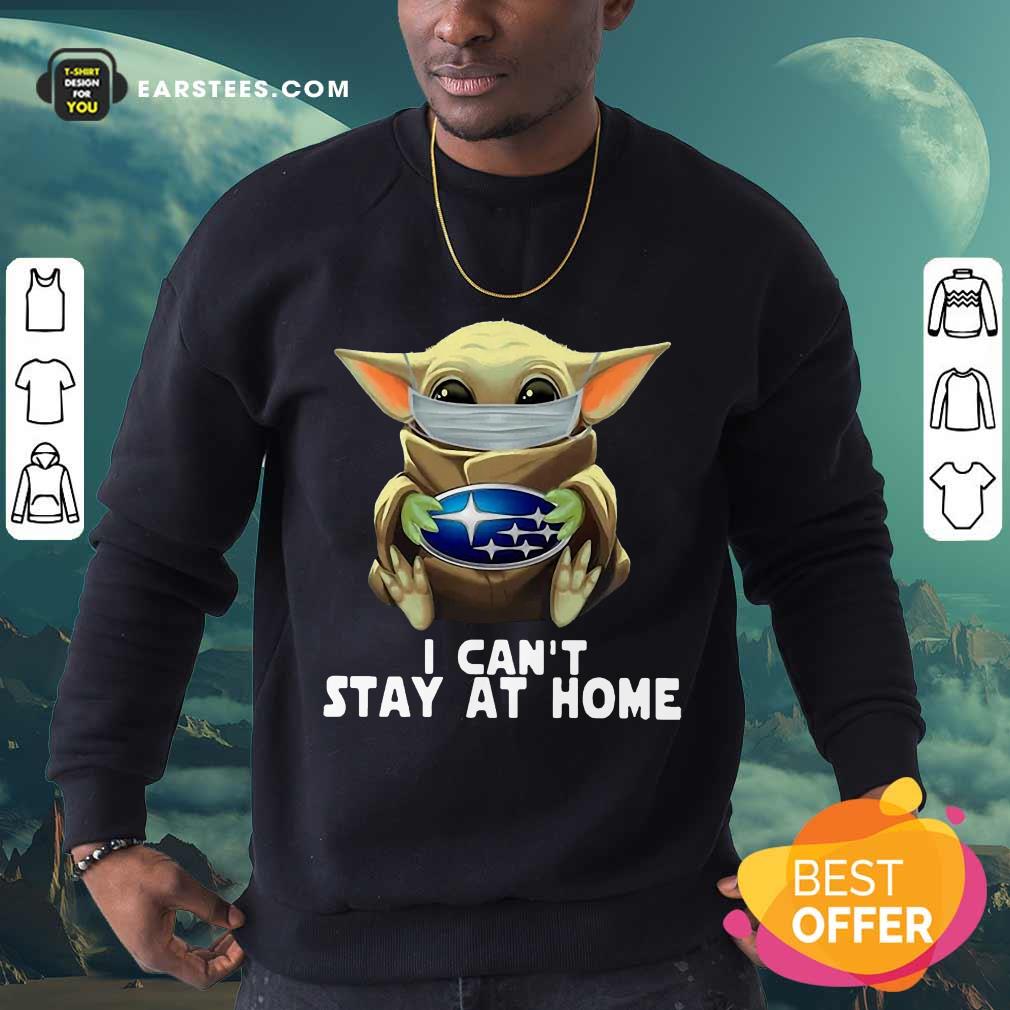 Top Baby Yoda I Can’t Stay At Home Shirt