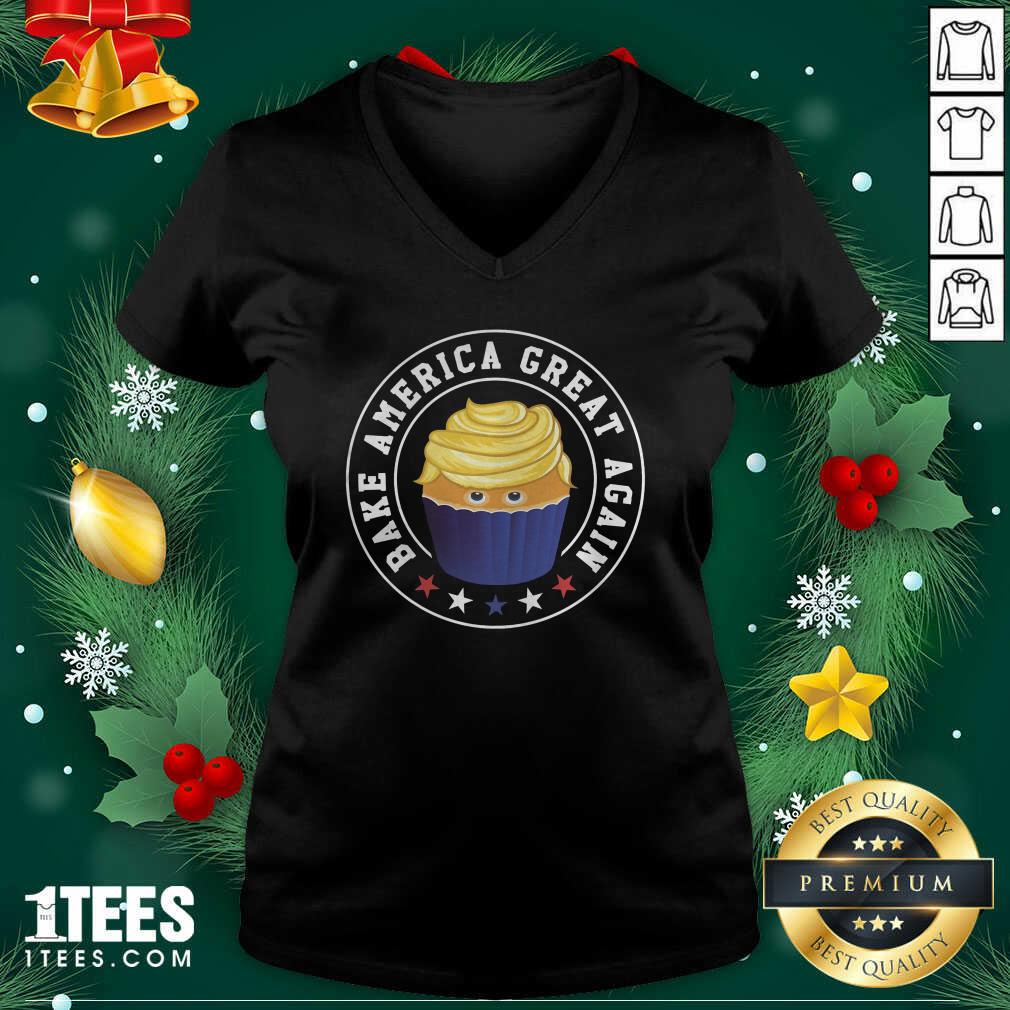 Top Bake America Great Again Trump Cupcake Baking Shirt