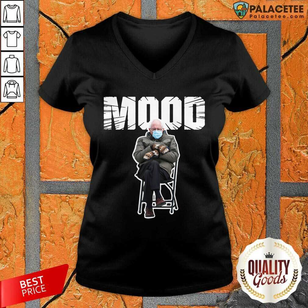 Top Bernie Sanders Gloves Mittens Bad Mood 2021 Shirt