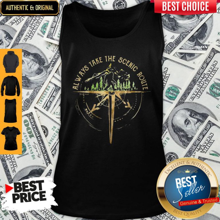 top-bigfoot-always-take-the-scenic-route-tank-top-768x768