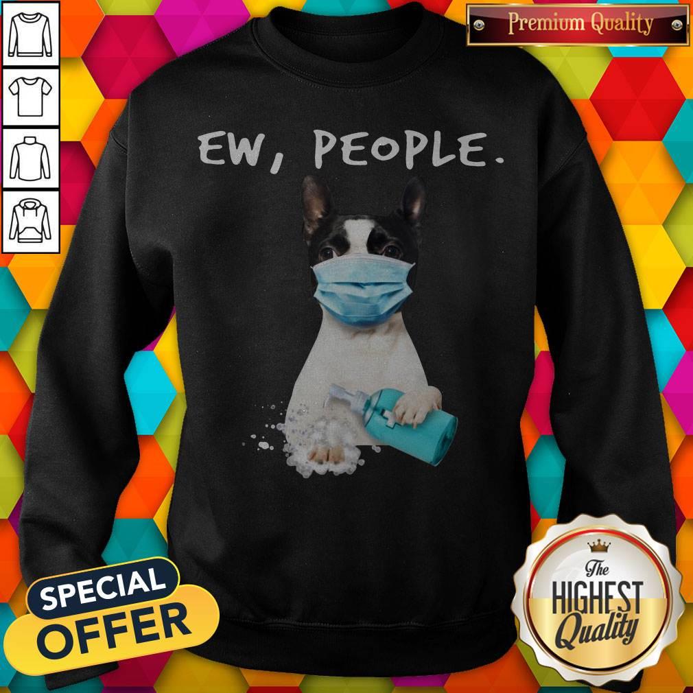 Top Boston Terrier Face Mark Ew People Shirt