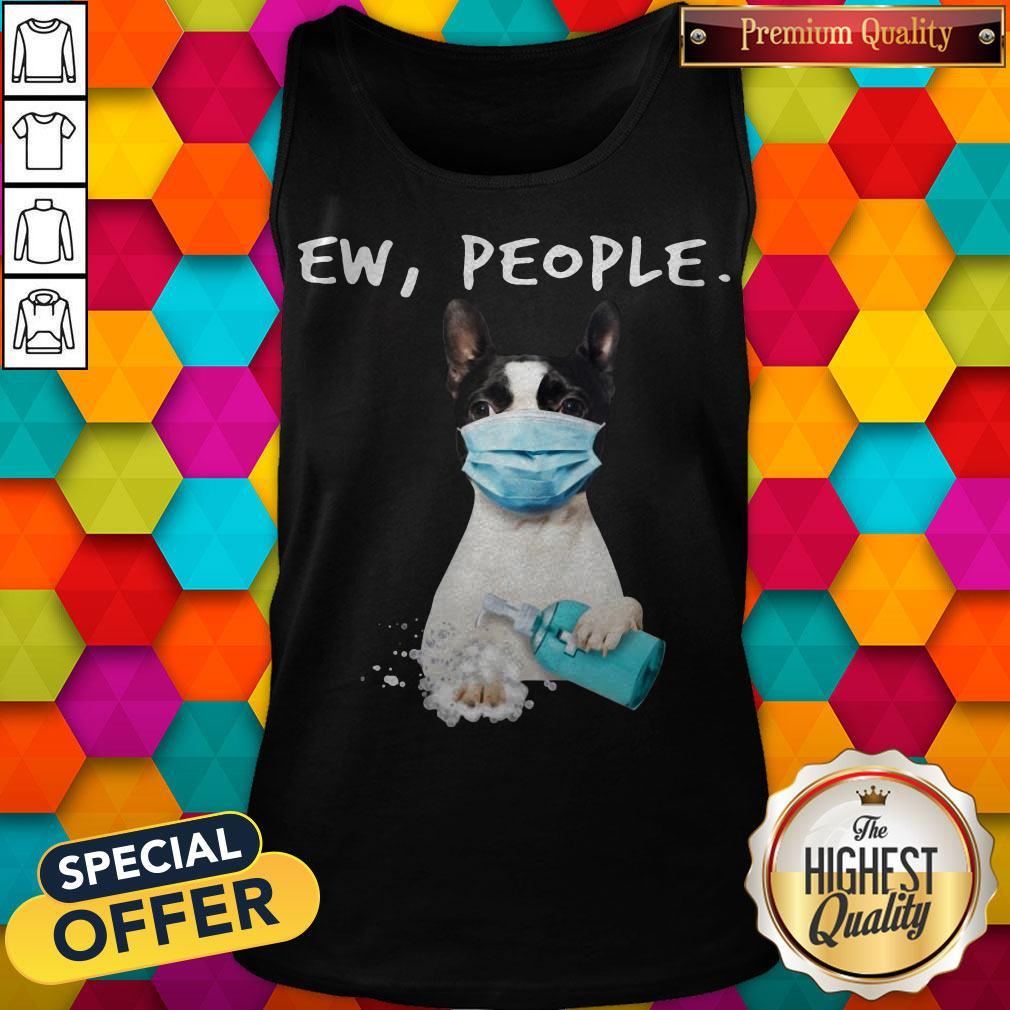 Top Boston Terrier Face Mark Ew People Shirt