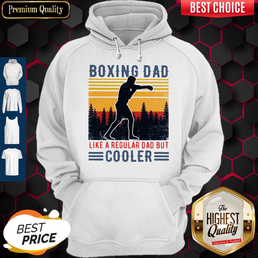 Top Boxing Dad Like A Regular Dad But Cooler Vintage Shirt