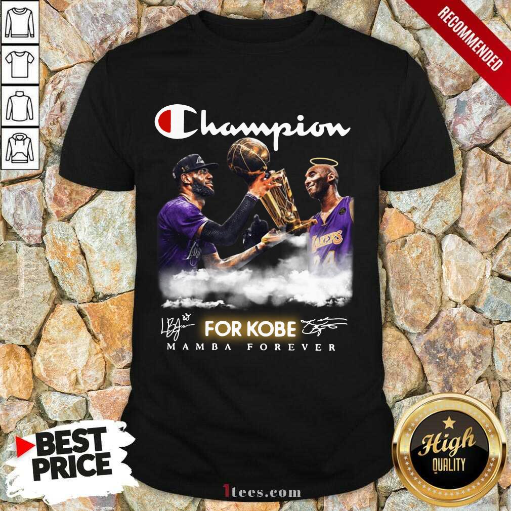 Top Champion Kobe Bryant Vs LeBron James 4 Shirt