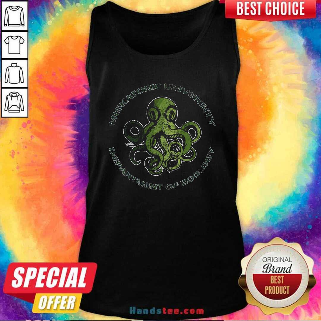 Top Cthulhu Lovecraft Miskatonic University Department Of Zoology Shirt