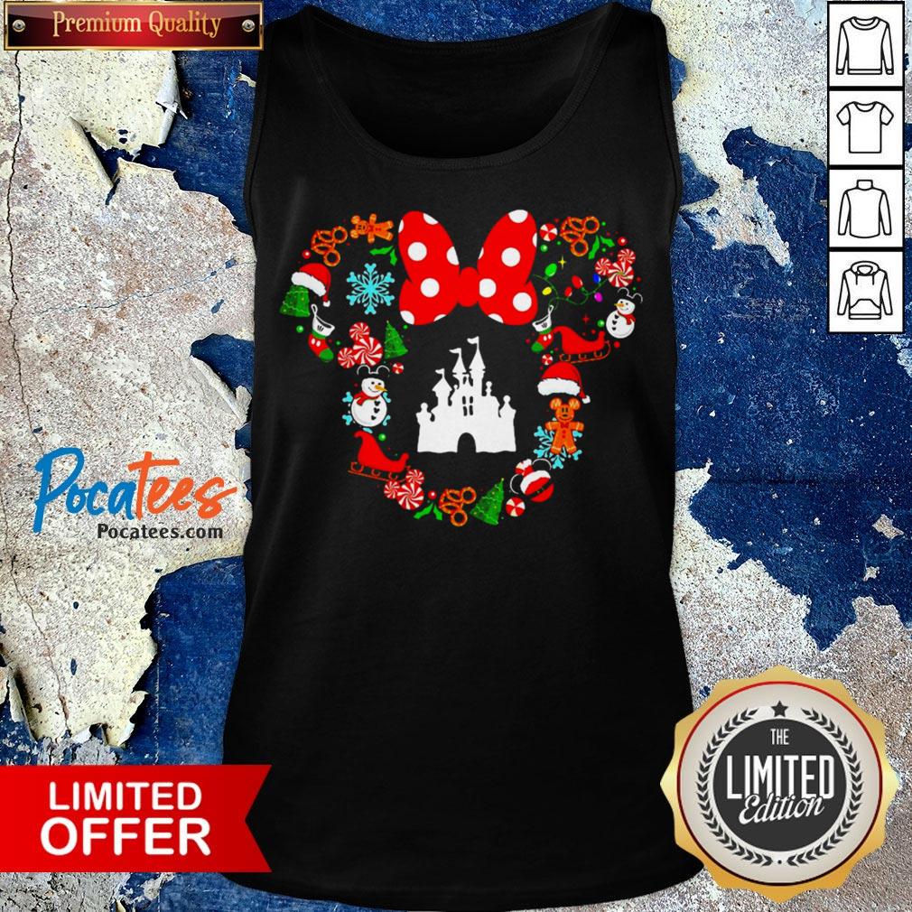 Top Disney Minnie Mouse Merry Christmas Shirt