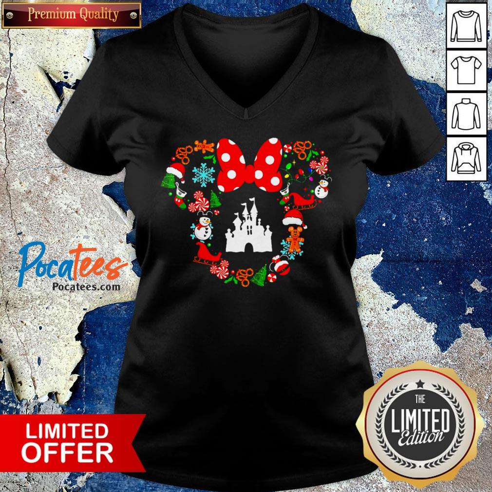 Top Disney Minnie Mouse Merry Christmas Shirt