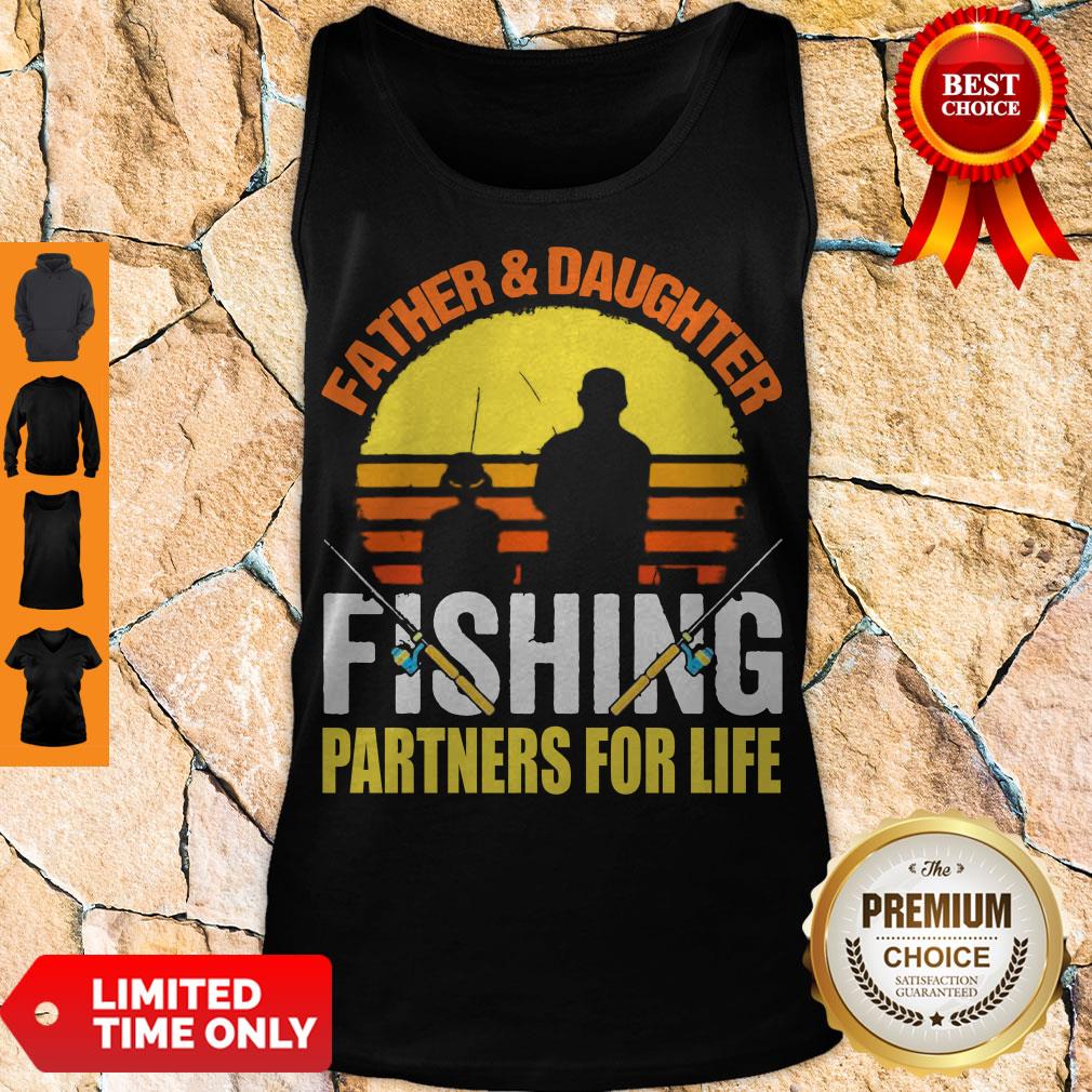 Top Father Daughter Fishing Partners For Life Vintage Shirt