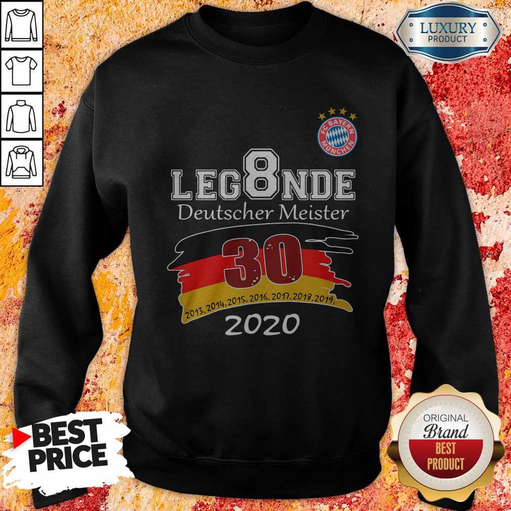 Top Fc Bayern Munchen Leg8nde Deutscher Meister 30 2020 Shirt