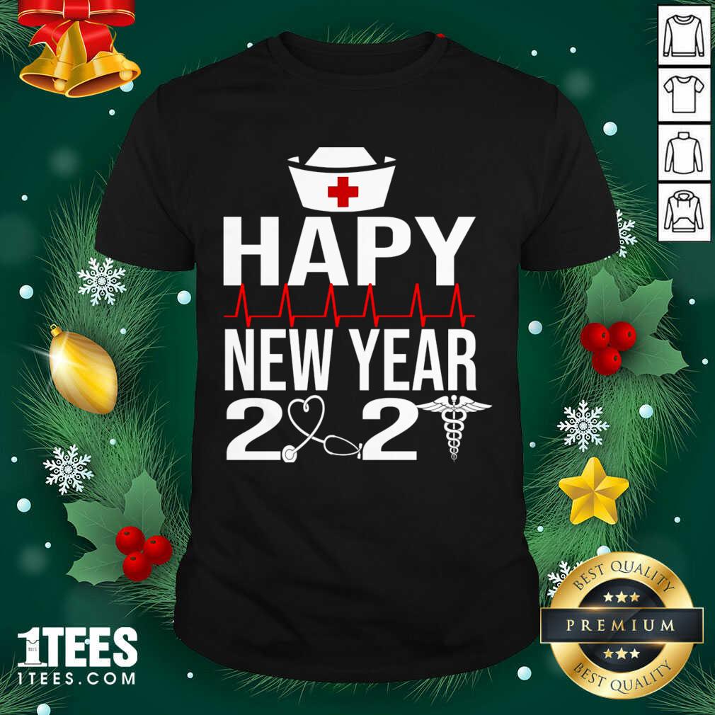 Top Happy New Year 2021 Nurse Crew Santa's Favorite Nurse Shirt