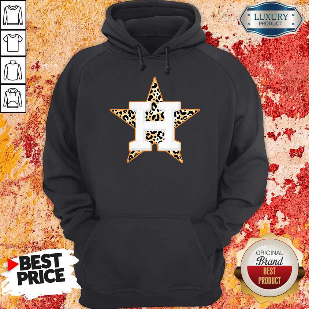 Top Houston Astros Leopard Shirt