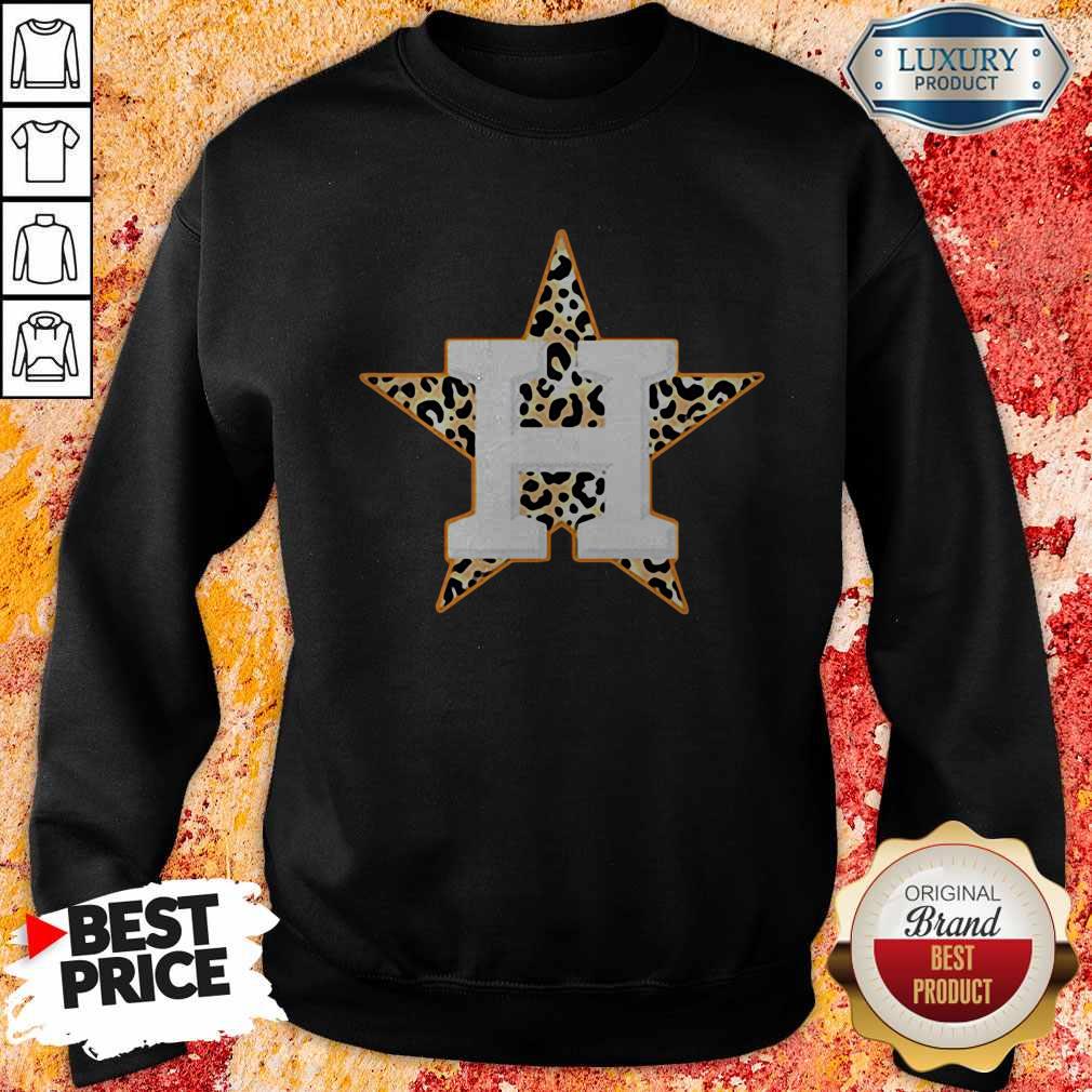 Top Houston Astros Leopard Shirt