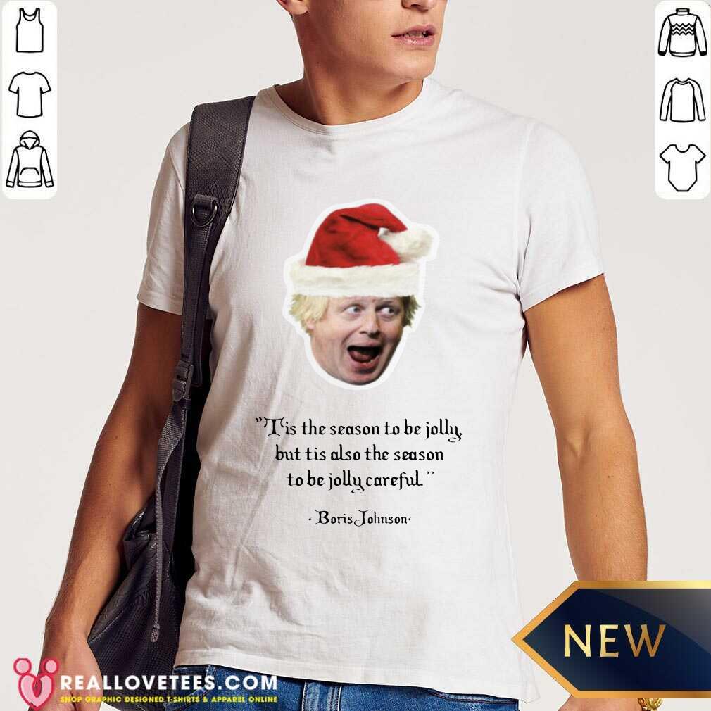Top It’s The Season To Be Jolly Boris Jumper Boris Johnson Christmas Shirt