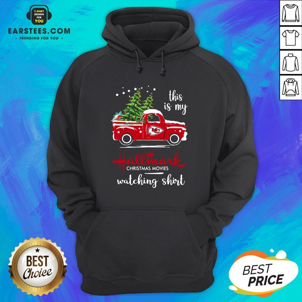 Top Kansas City Chiefs This Is My Hallmark Christmas Movies Watching 2021 Shirt