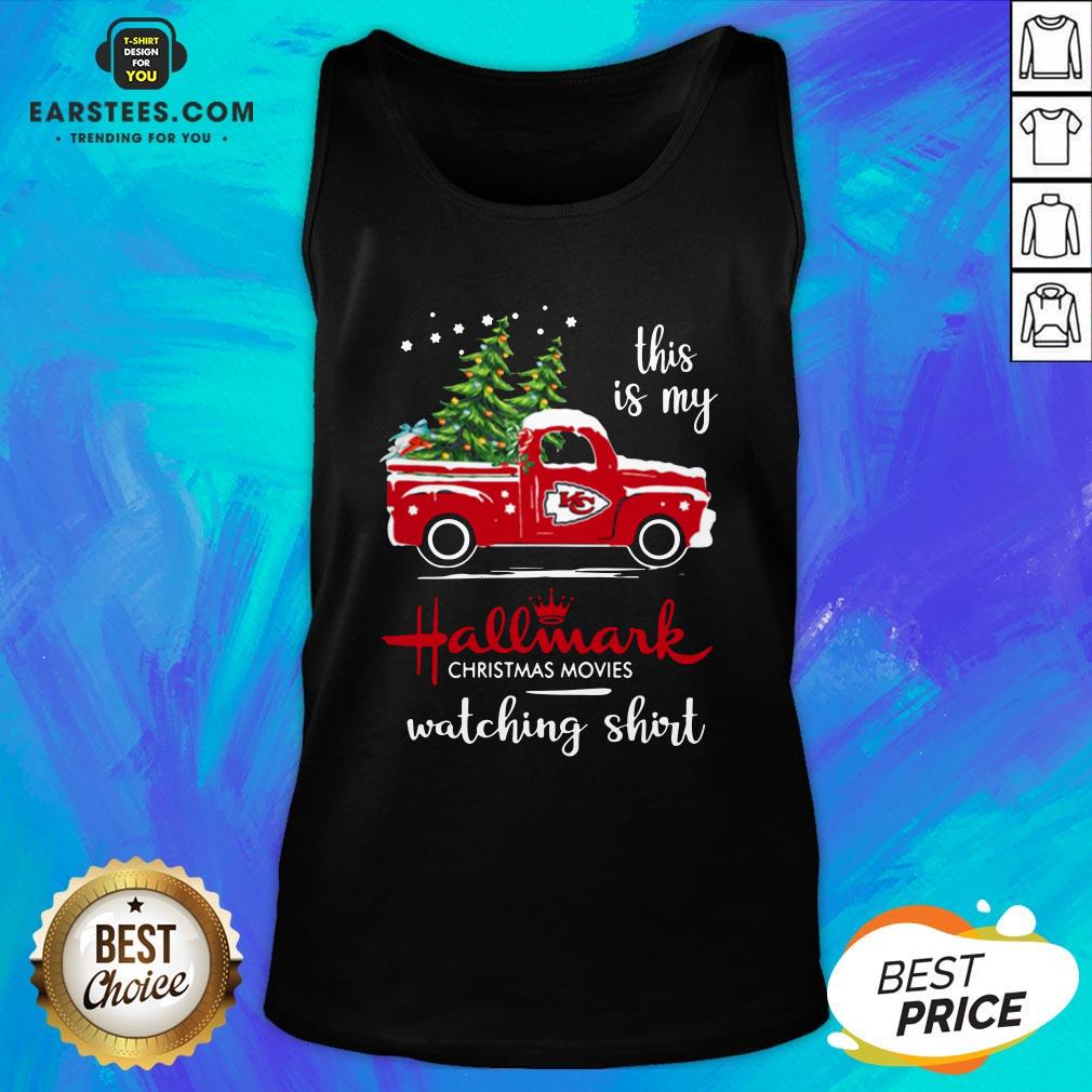 Top Kansas City Chiefs This Is My Hallmark Christmas Movies Watching 2021 Shirt