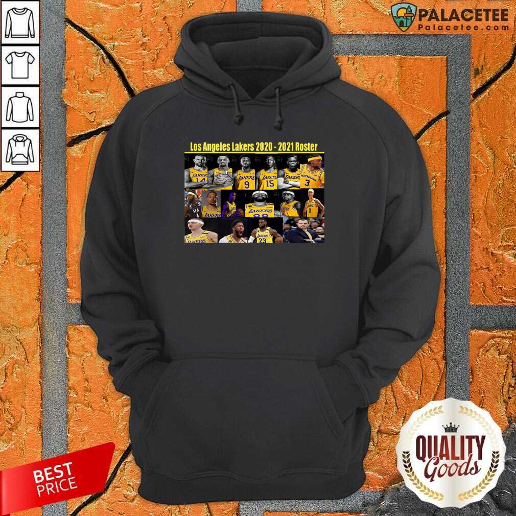 Top Los Angeles Lakers 2020 2021 Roster Shirt
