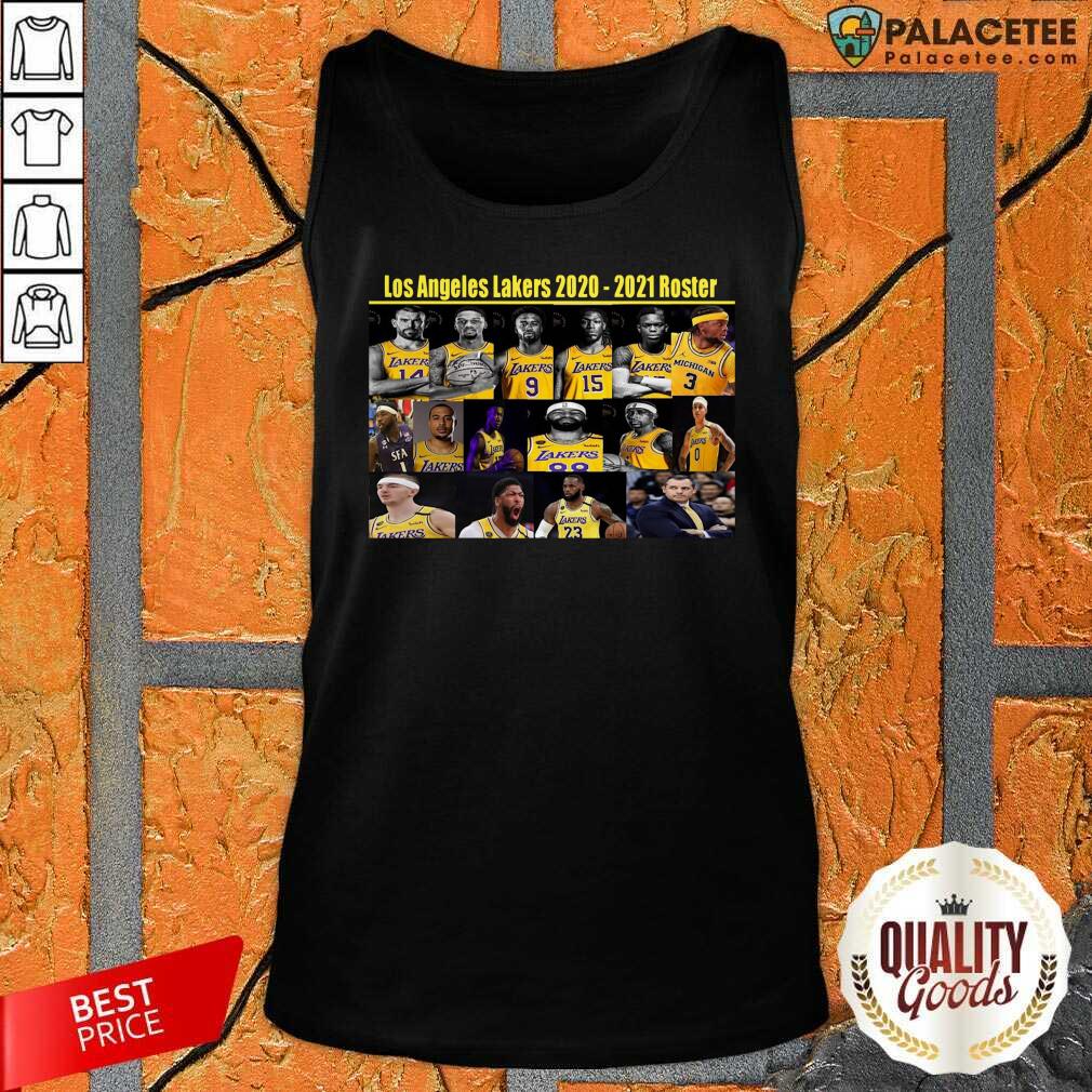 Top Los Angeles Lakers 2020 2021 Roster Shirt