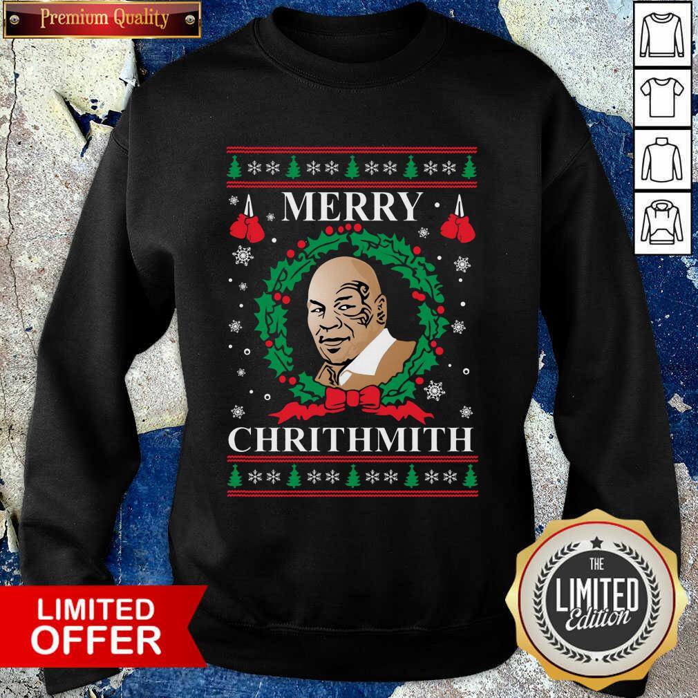 Top Mike Tyson Merry Chrithmith Ugly Christmas Shirt