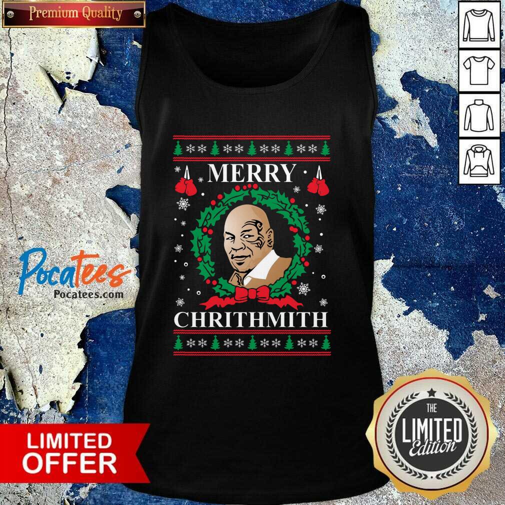 Top Mike Tyson Merry Chrithmith Ugly Christmas Shirt