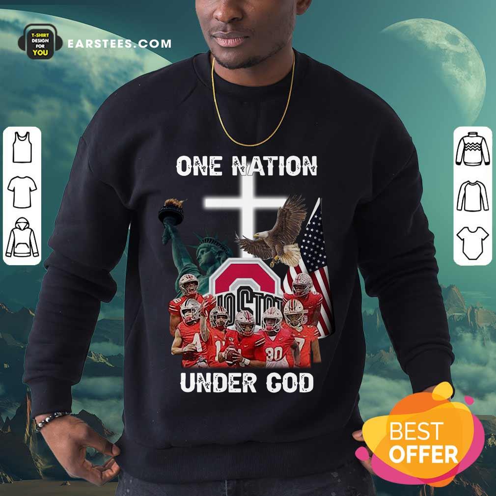 Top Ohio State Buckeyes One Nation Under God Shirt