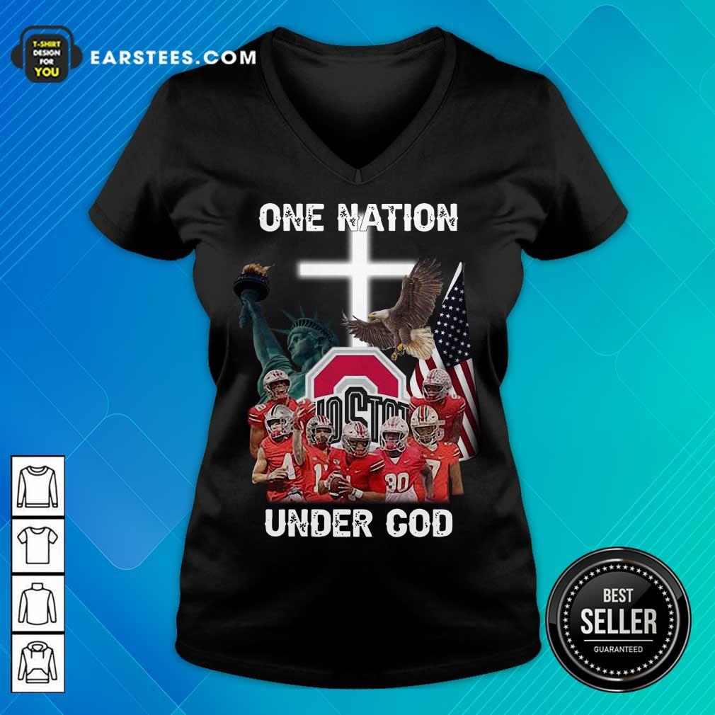 Top Ohio State Buckeyes One Nation Under God Shirt