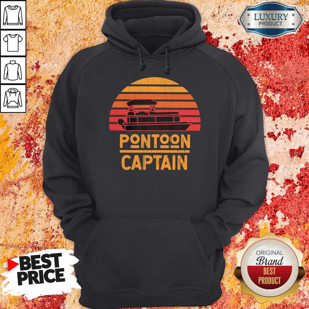 Top Pontoon Captain Vintage Retro Shirt