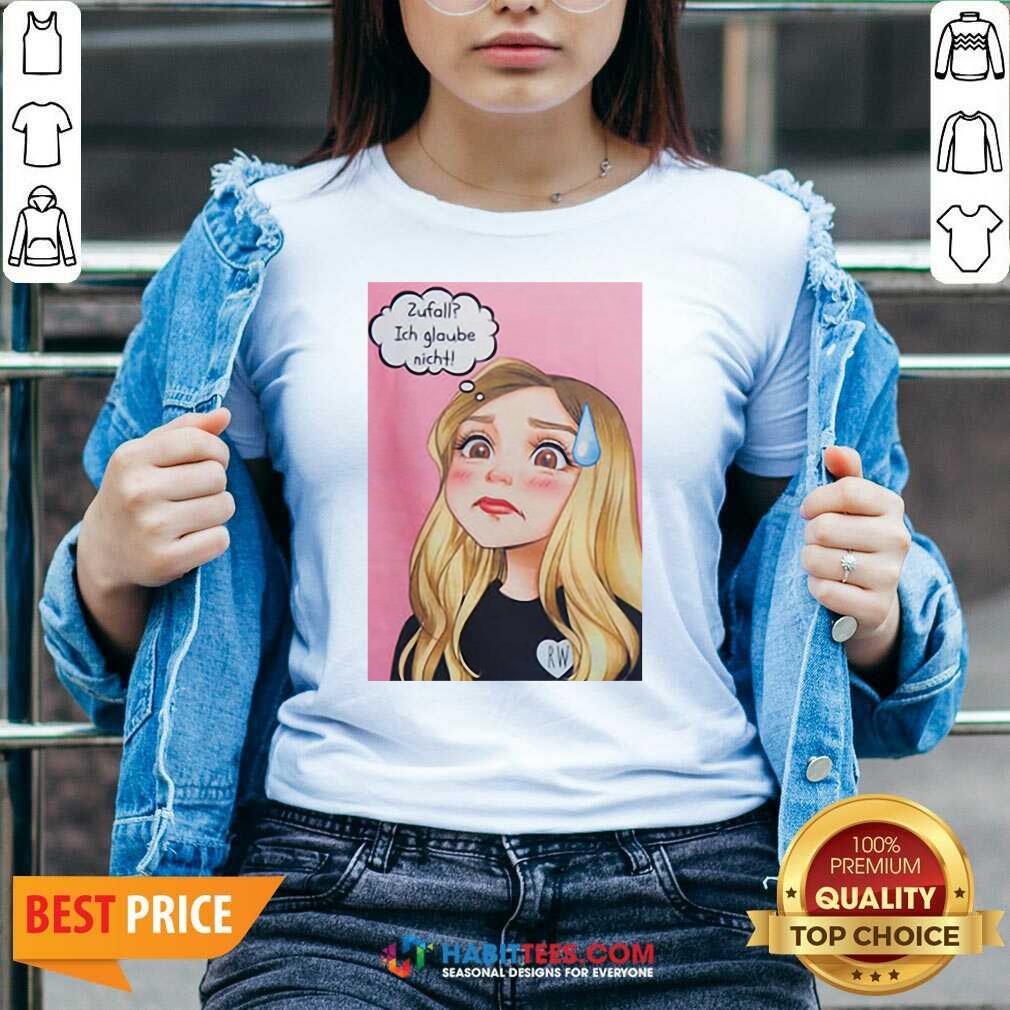 Top Rebekah Wing Merch Zufall Ich Glaube Nicht Shirt