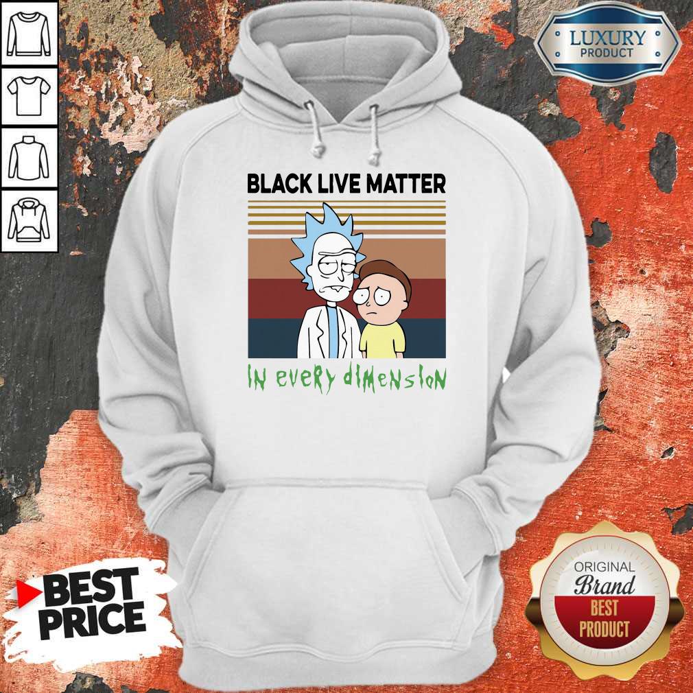Top Rick And Morty Black Live Matter In Every Dimension Vintage Shirt