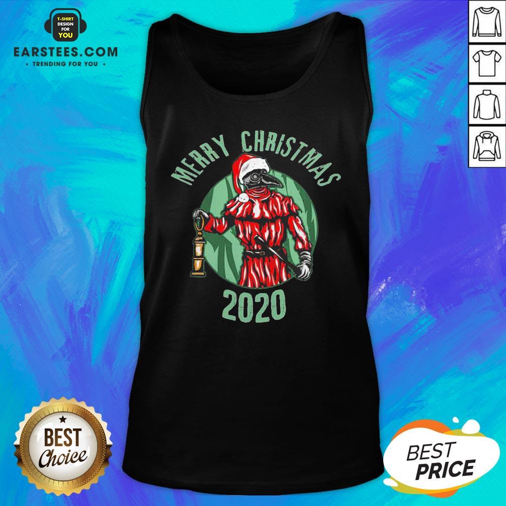 Top Santa Claus Plague Doctor Face Mask Christmas 2020 Shirt