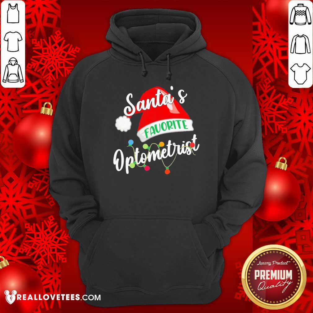 Top Santa’s Favorite Optometrist Christmas Shirt