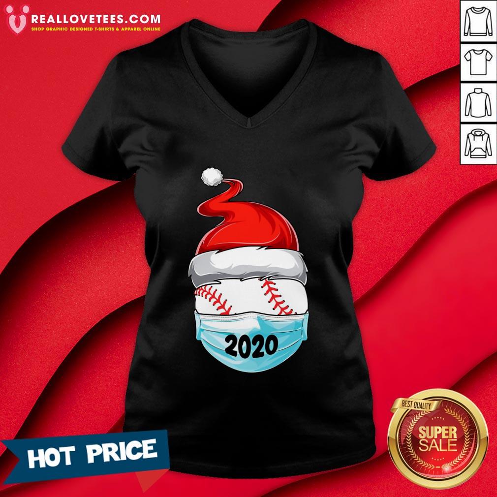 Top Satan Baseball Face Mask 2020 Merry Christmas Shirt
