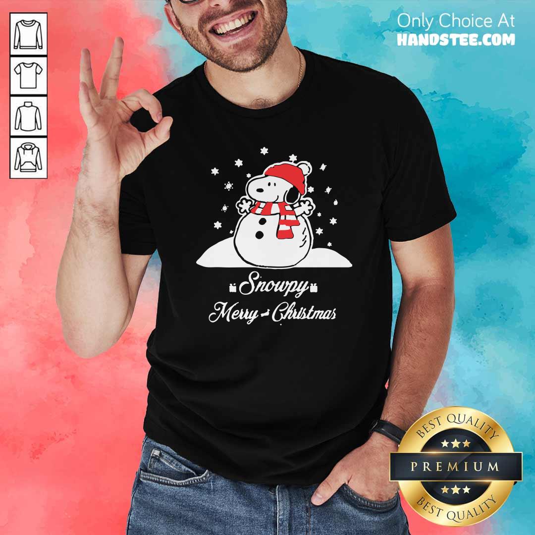 Top Snowpy Merry Christmas Sweater Christmas Snoopy Peanuts Shirt