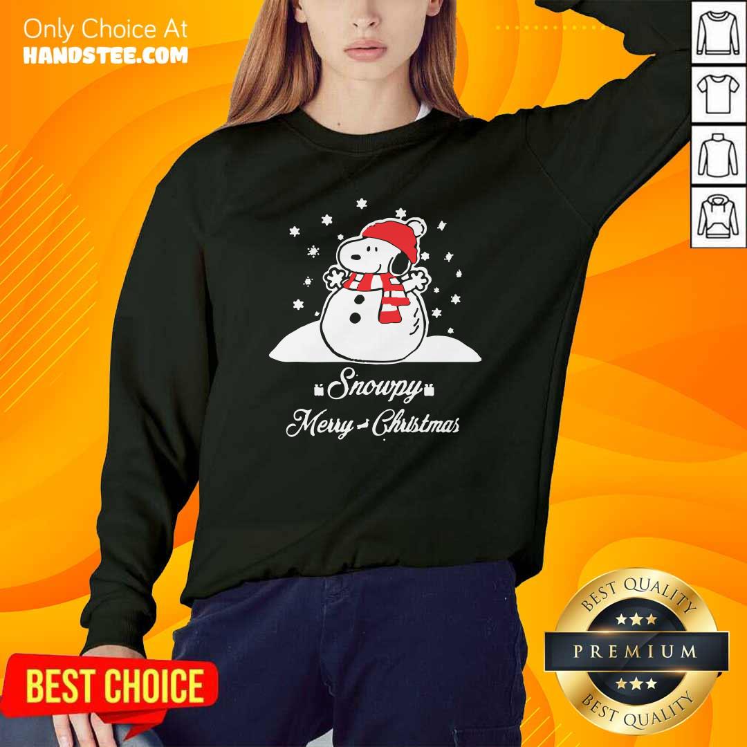 Top Snowpy Merry Christmas Sweater Christmas Snoopy Peanuts Shirt