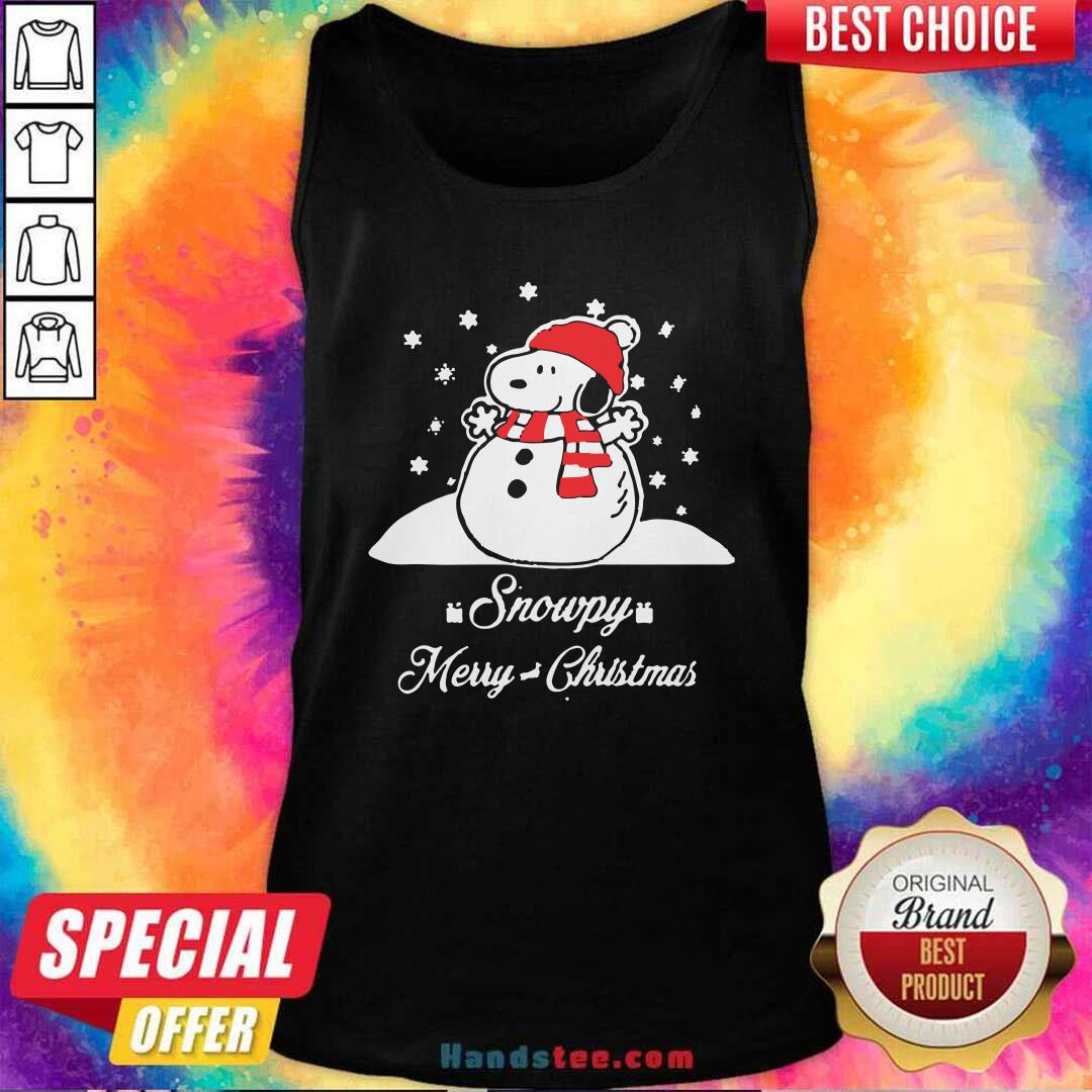 Top Snowpy Merry Christmas Sweater Christmas Snoopy Peanuts Shirt