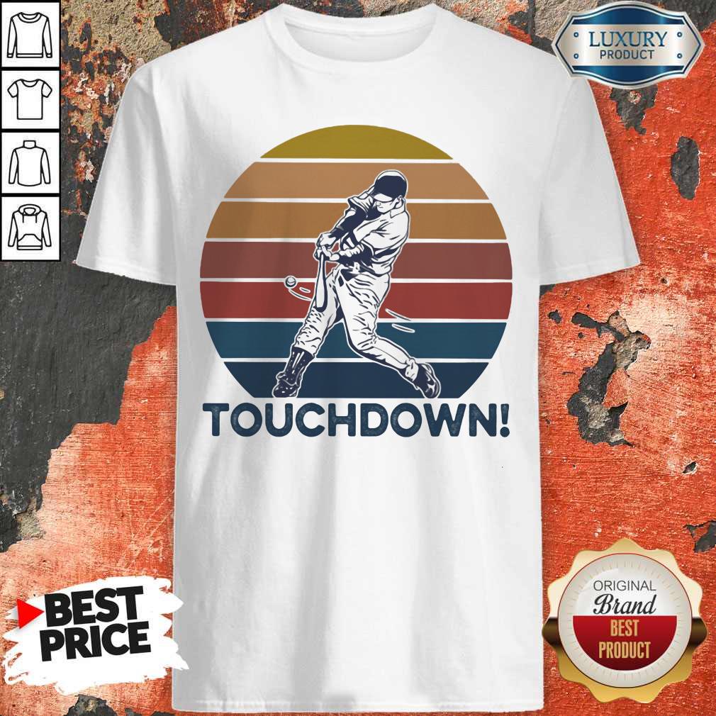 Top Touch Down! Soft Ball Vintage Retro Shirt