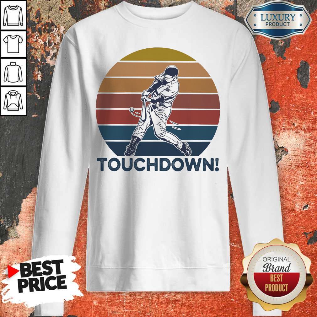 Top Touch Down! Soft Ball Vintage Retro Shirt