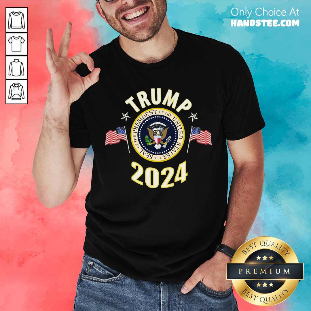 Top Trump 2024 Presidential Seal Flag Shirt
