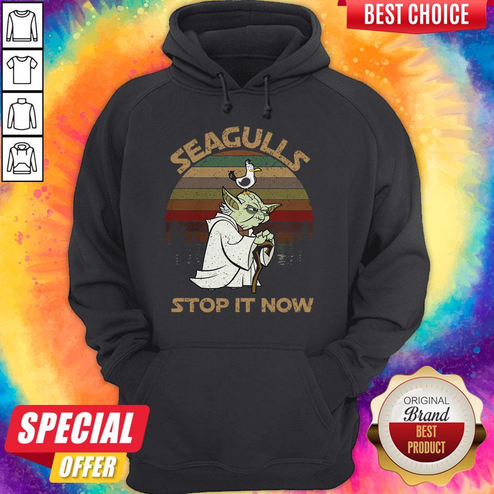 Top Yoda Seagulls Stop It Now Vintage Shirt