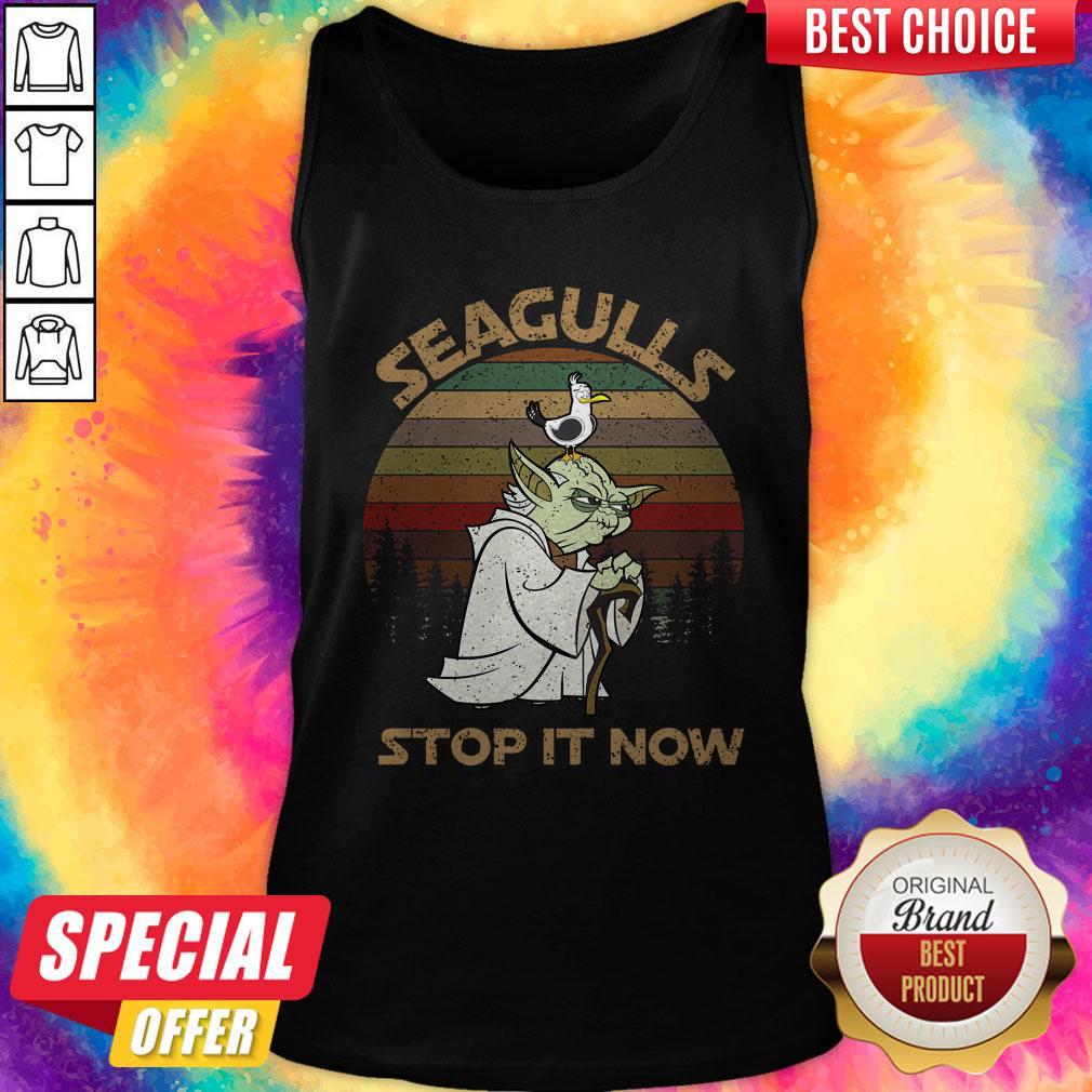 Top Yoda Seagulls Stop It Now Vintage Shirt